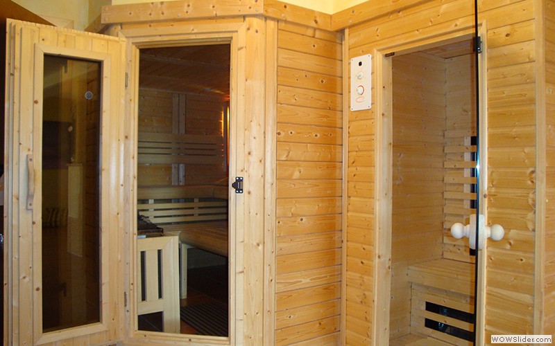 Finnische und Infrarot Sauna